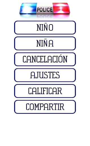 Policía de niños – para padres
