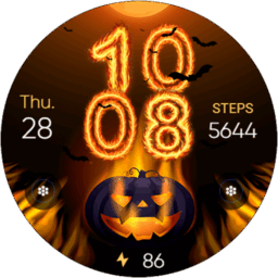Halloween In Fire – Wear OS