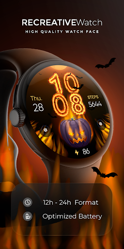 Halloween In Fire – Wear OS