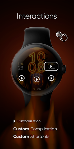Halloween In Fire – Wear OS
