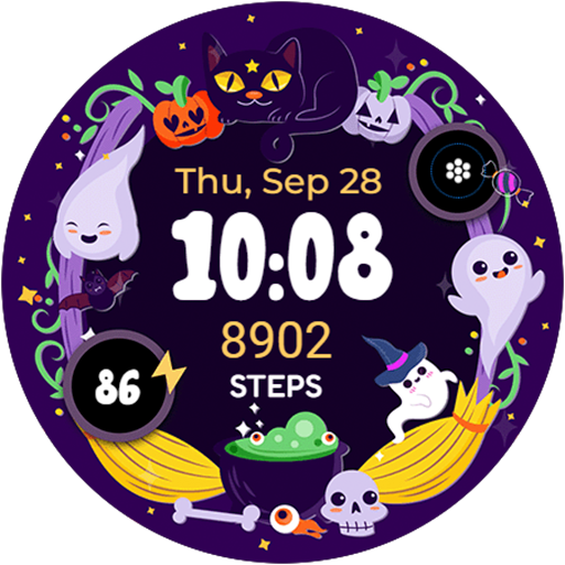 Halloween Cute Frame – Wear OS