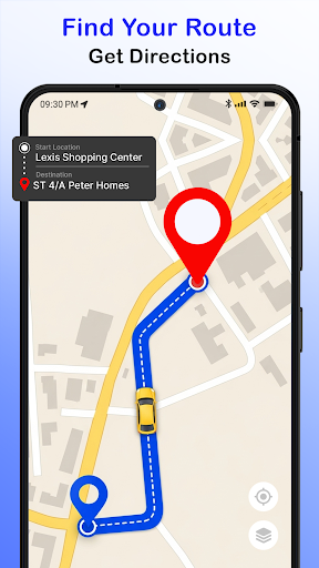 Easy Route Map Navigation