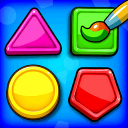 Colors & Shapes: Coloring game