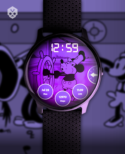 Steamboat Mouse Watch Face