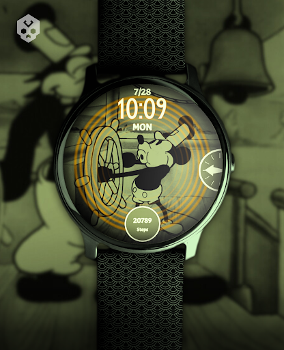 Steamboat Mouse Watch Face