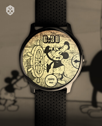 Steamboat Mouse Watch Face