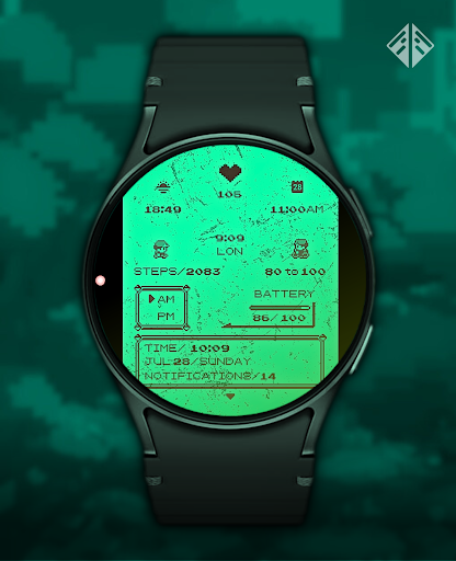 Poke Pixel Retro Watch Face