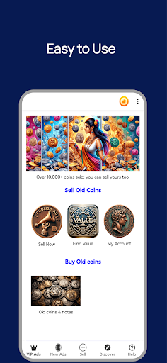 Sell old coins online