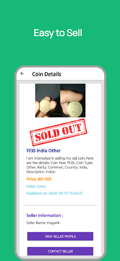 Sell old coins online