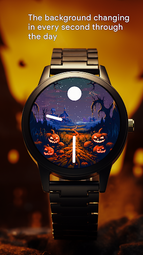 Halloween Village Watch Face