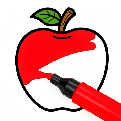 Coloring Page ASMR Drawing