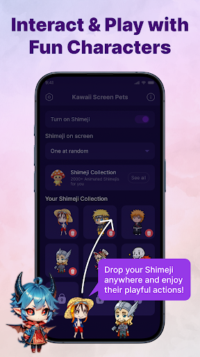 Kawaii Shimeji Screen Pet
