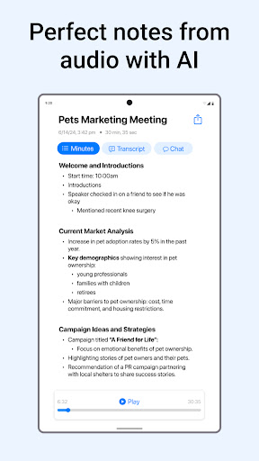 Minutes: AI Meeting Note Taker