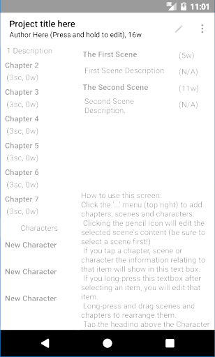 yWriter: Novel Writing