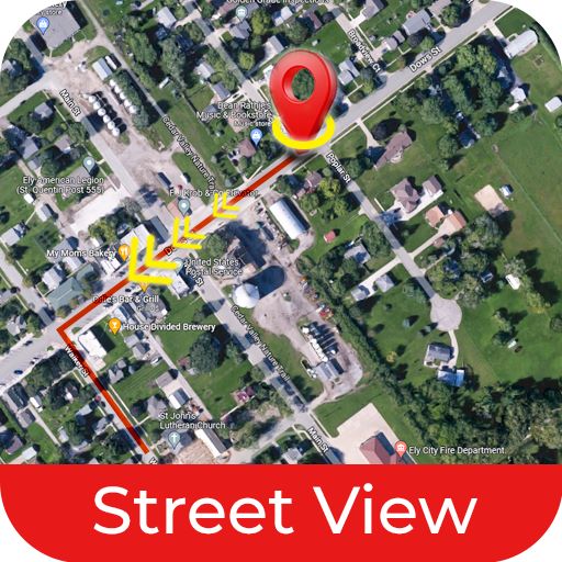 Street View Map Navigation App