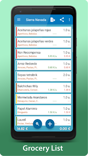 My Shopping Pro: Shopping List