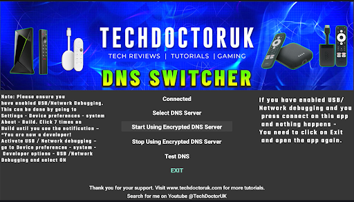 TDUK DNS Switcher
