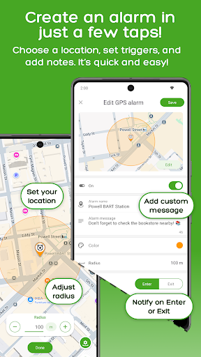 GPS Alarm – Location Reminder