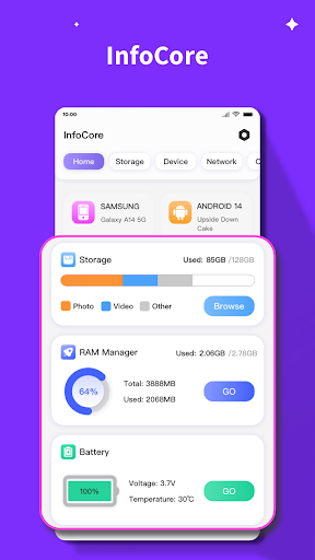InfoCore – DevInfo & Clean