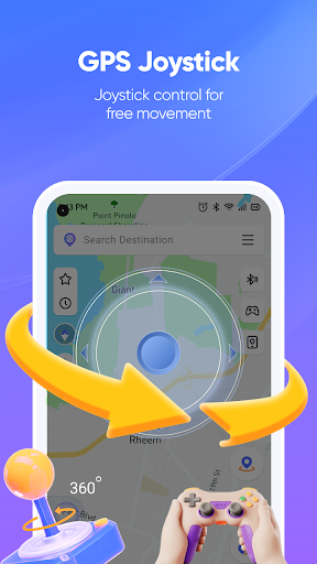 iAnyGo:Joystick, Finger travel