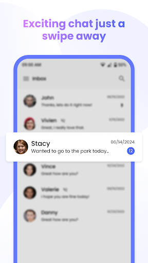 Connect SMS Home Screen