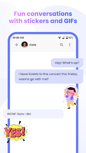 Connect SMS Home Screen