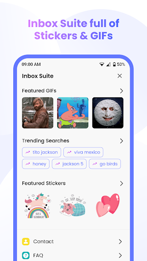 Connect SMS Home Screen
