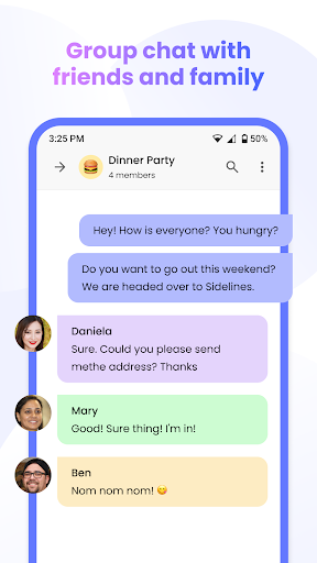Connect SMS Home Screen