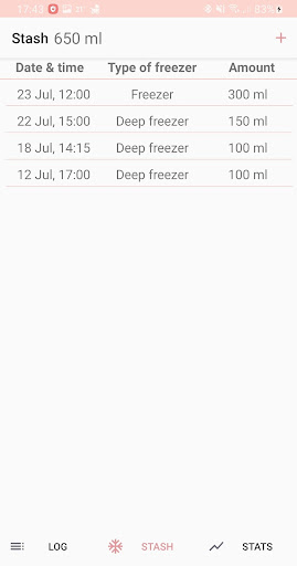 Exclusive Pumping Tracker
