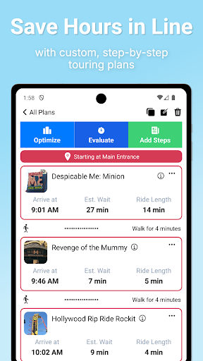 Universal Orlando Lines