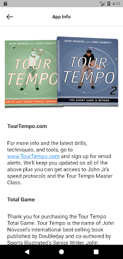 Tour Tempo Golf Total Game