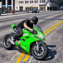 Driving Motor Racing Simulator