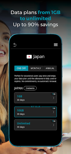 Ubigi: Travel eSIM & data plan