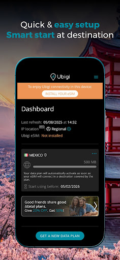 Ubigi: Travel eSIM & data plan