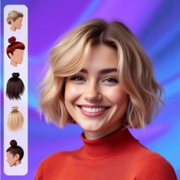 AI Hairstyle,Hair Color Try-On