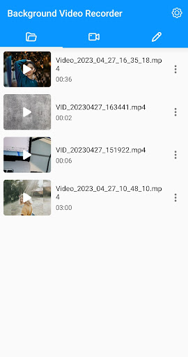 Background Video Recorder