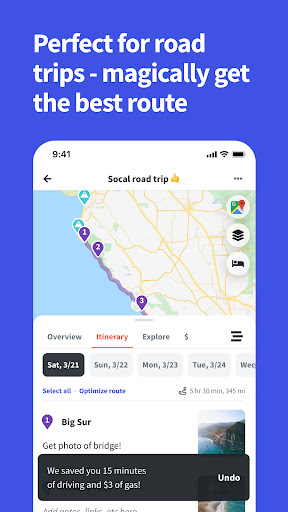 Wanderlog – Trip Planner App