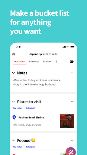 Wanderlog – Trip Planner App