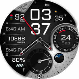 H390 Analog Digital Watch Face