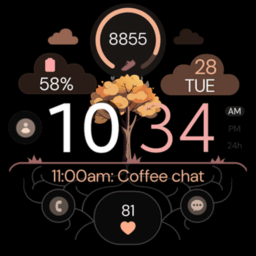 Digital Tree v3 Watch Face