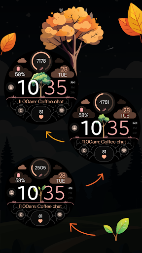 Digital Tree v3 Watch Face