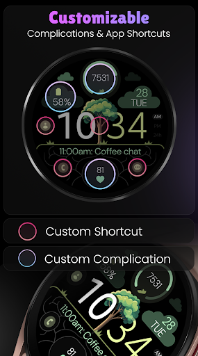 Digital Tree v3 Watch Face