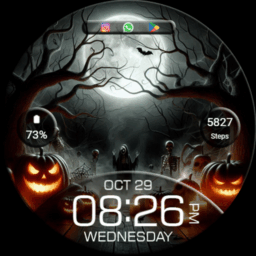 Key WF94 Halloween Watch Face