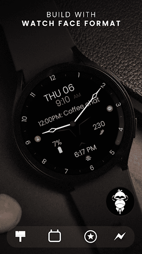 Minimal Black v30 Watch Face