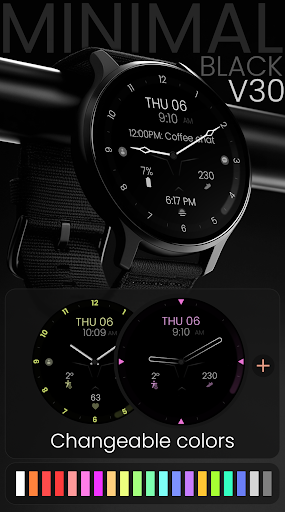Minimal Black v30 Watch Face
