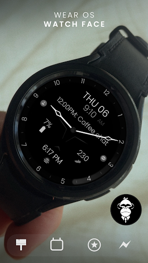 Minimal Black v30 Watch Face