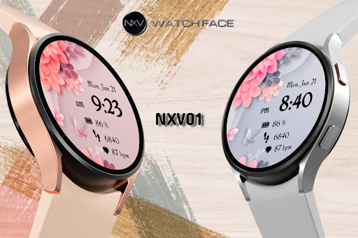 NXV01 Flower bloom watch face