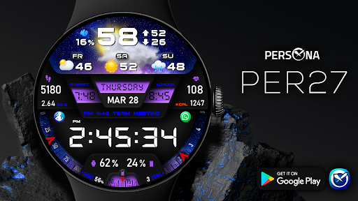 PER27 Galaxy Digital WatchFace