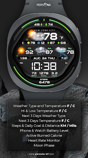 PER58 Weather WatchFaceDigital