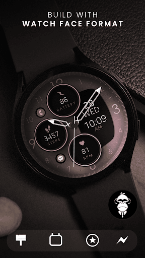 Rose Gold Analog Watch Face